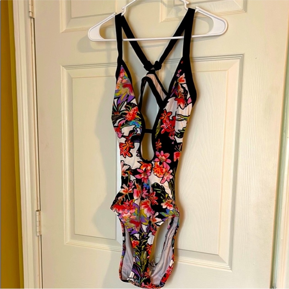 Floral Cutout Swimsuit
